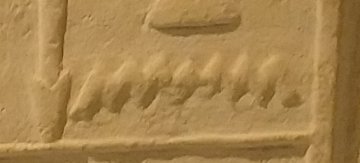 N35 on an Egyptian monument